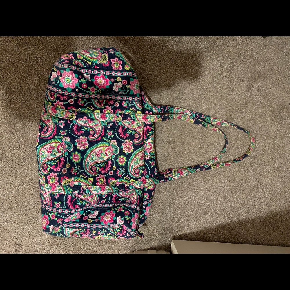 COPY - Large Vera Bradley duffle in petal paisley